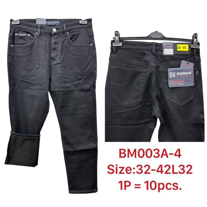 Spodnie jeansy meskie Roz 32-42, 1 Kolor Paczka 10 szt